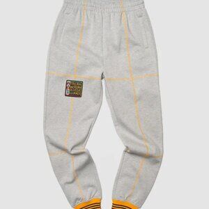 AACA Joggers w/ Color Contrast Stitch 90s Hip Hop Sweatpants Multicolor